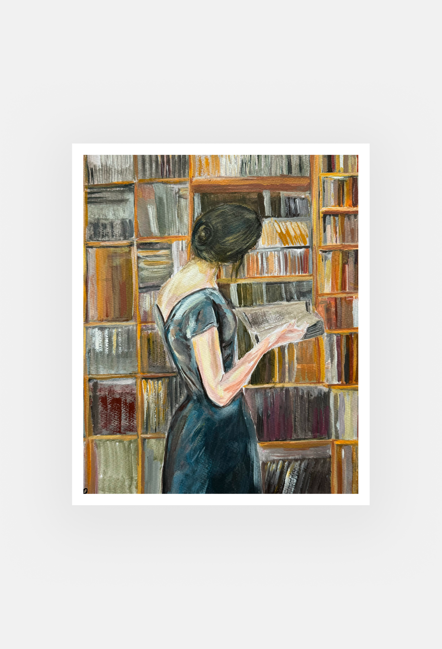 Évasion Livresque - Peinture originale