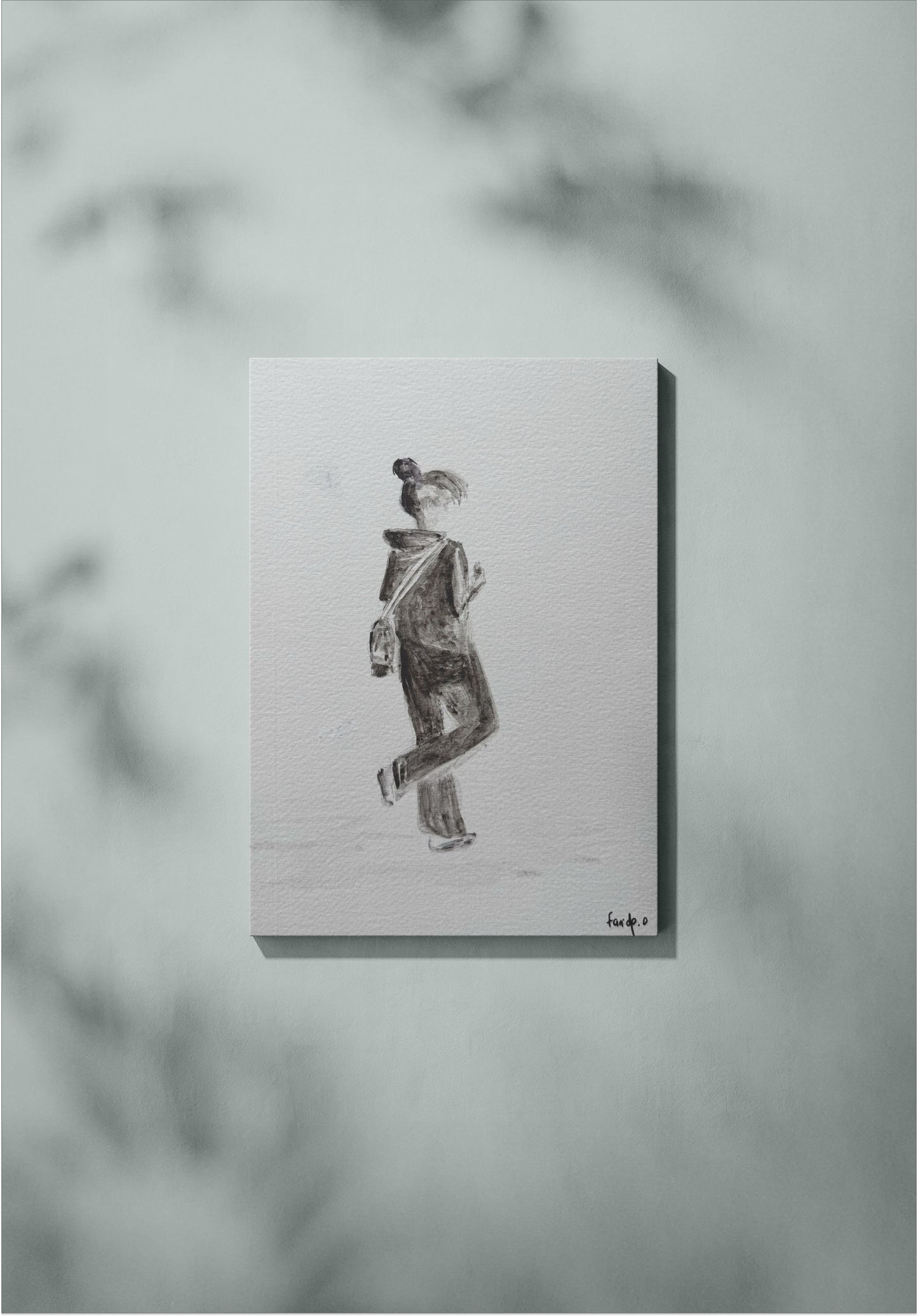 Jeune âme errante - Peinture originale