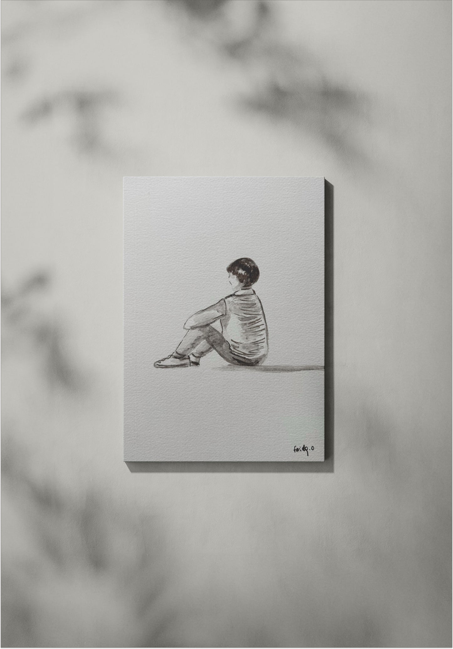 Silhouette de l’enfance - Impression numérique