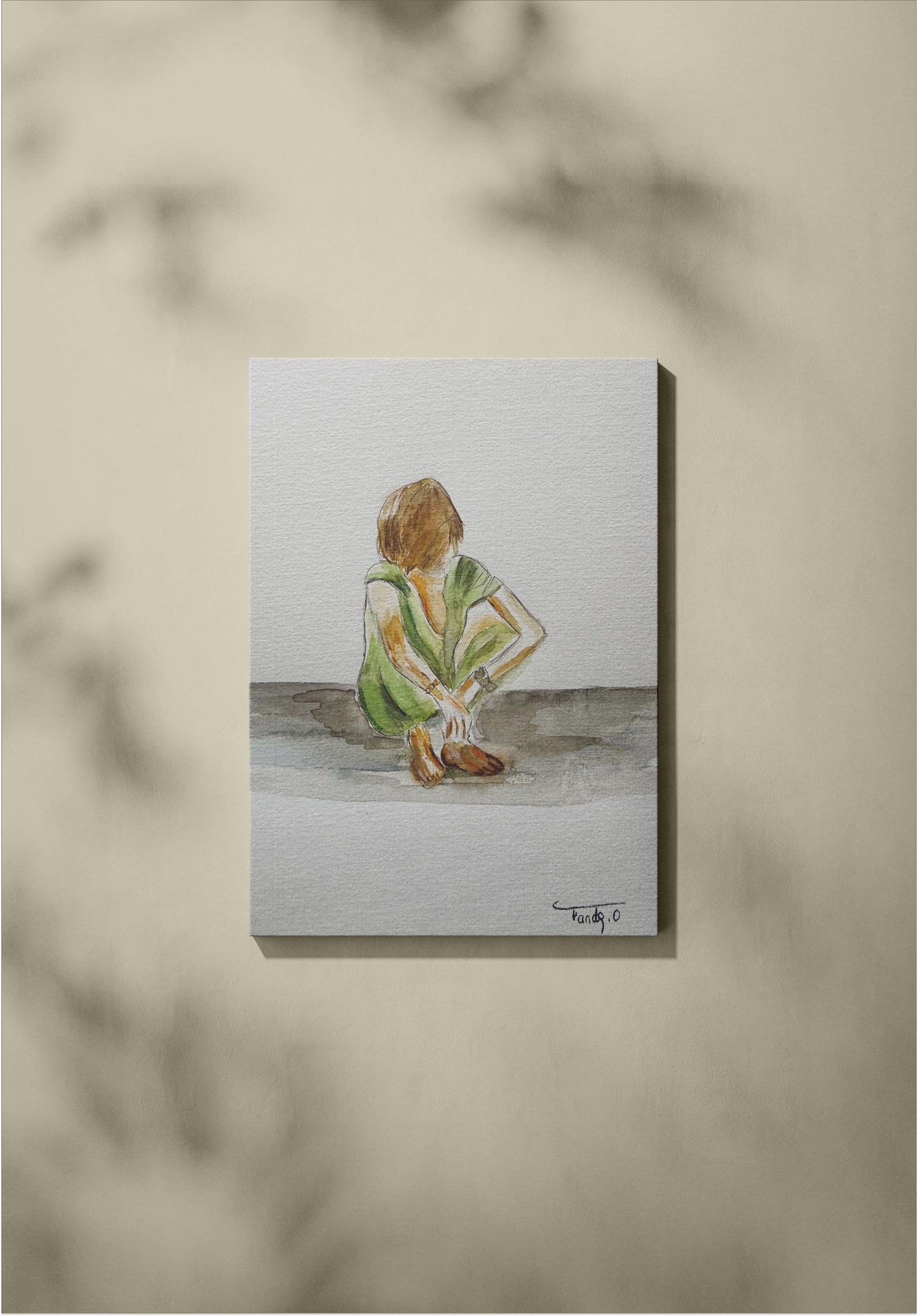 Silhouette en Tailleur - Impression numérique