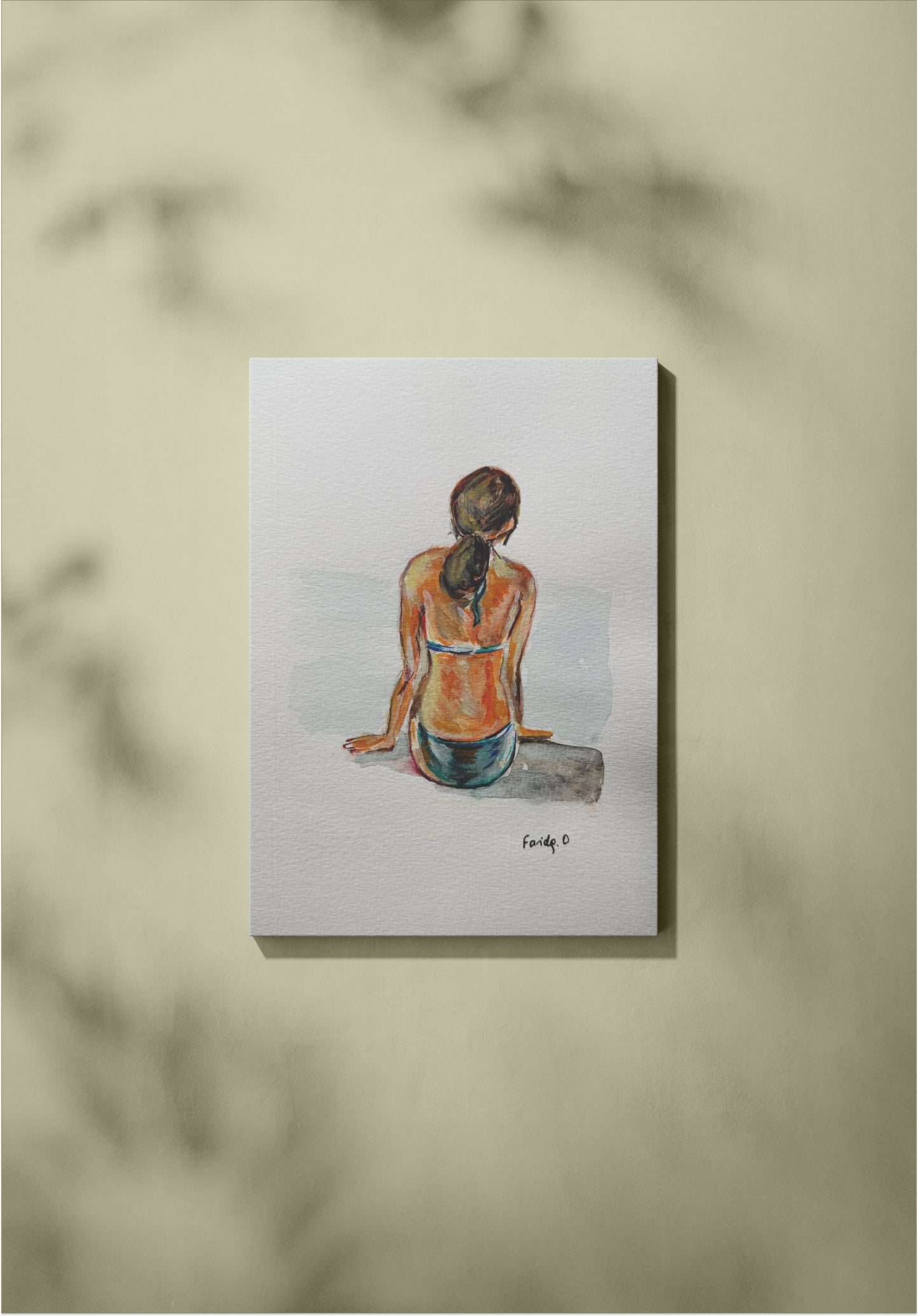 Rêverie Balnéaire - Impression numérique