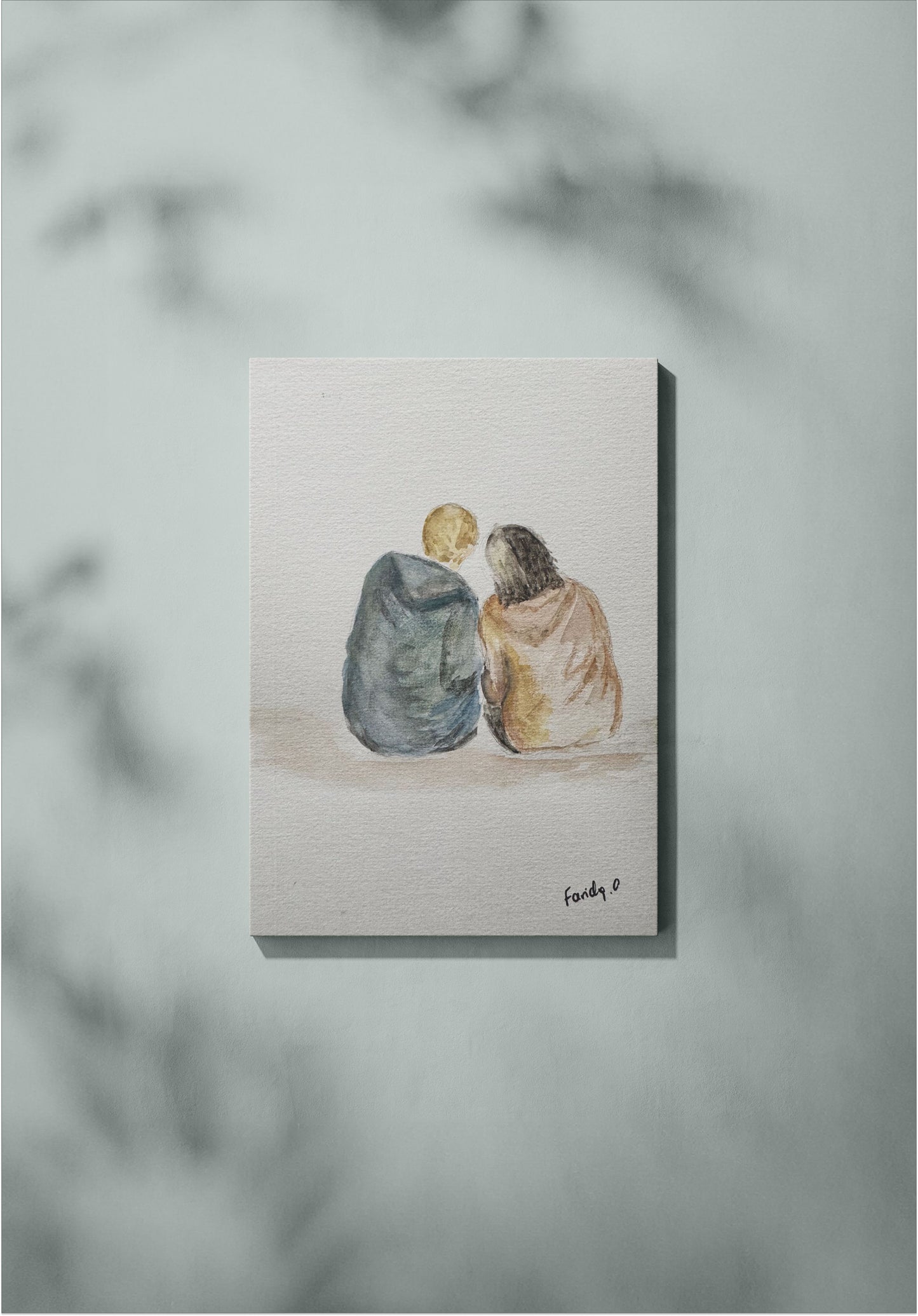 Complicité en Silence - Peinture originale