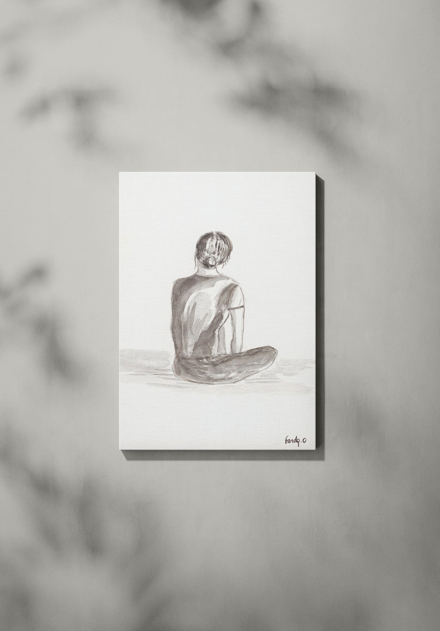 Silence intérieur - Peinture originale