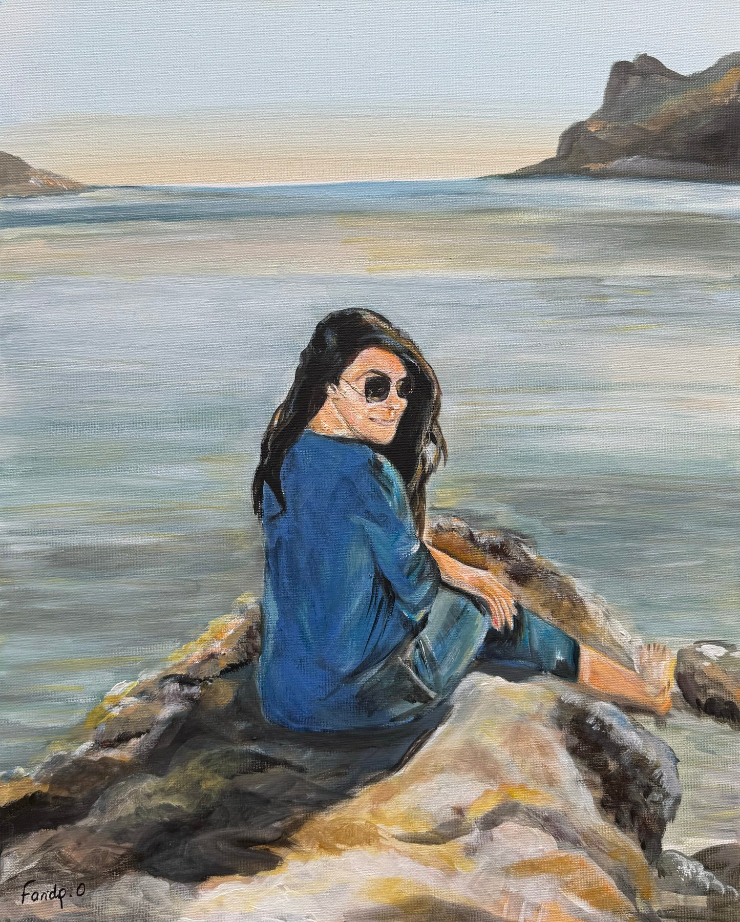 Douceur des Calanques - Peinture originale