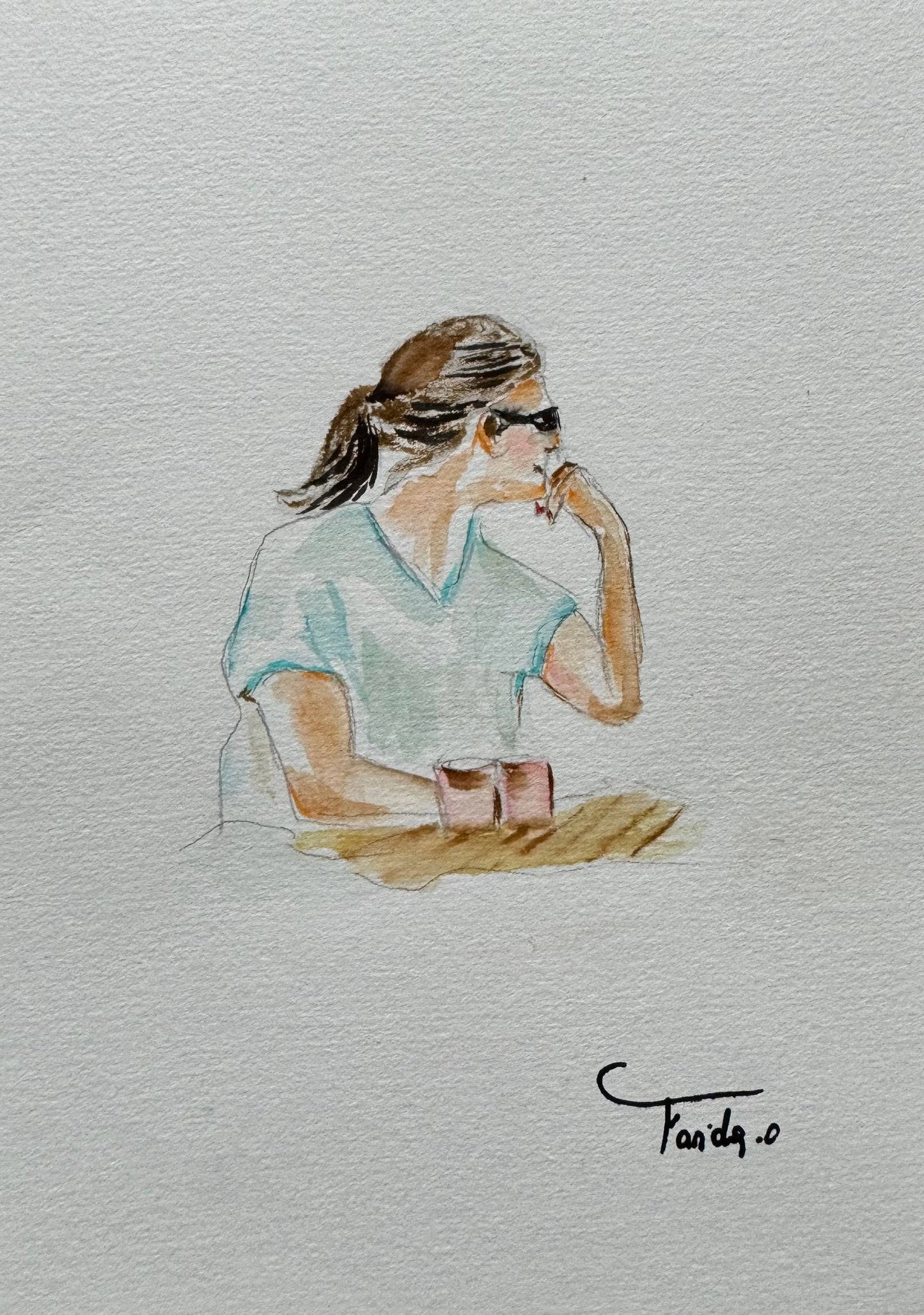 Tranquillité en Terrasse - Impression numérique