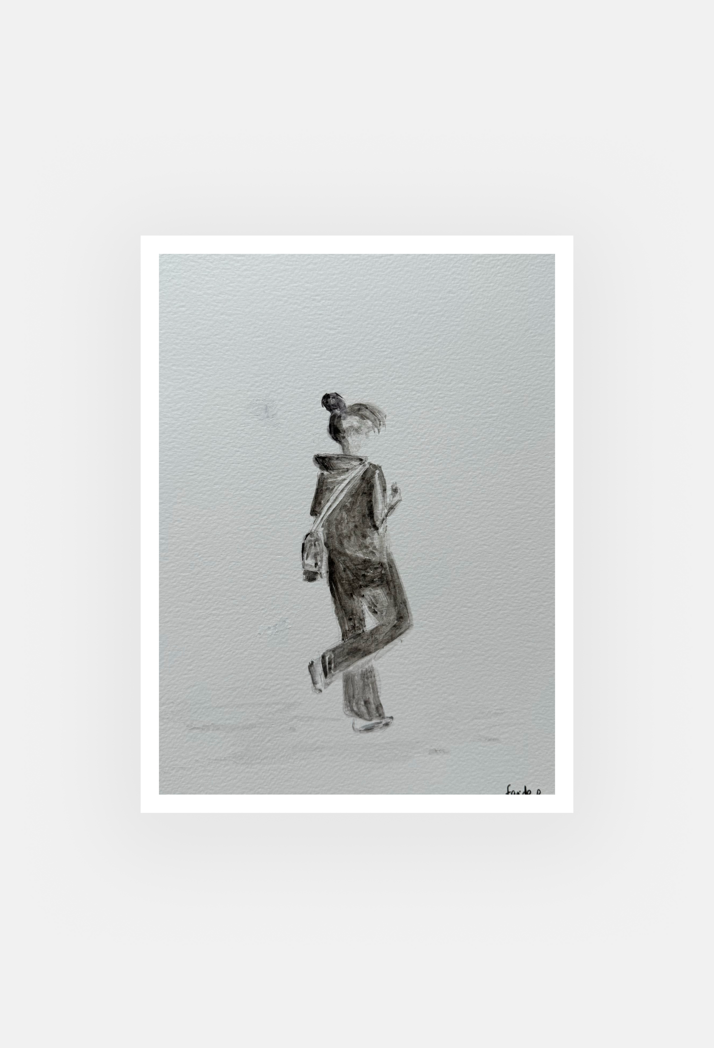 Jeune âme errante - Peinture originale