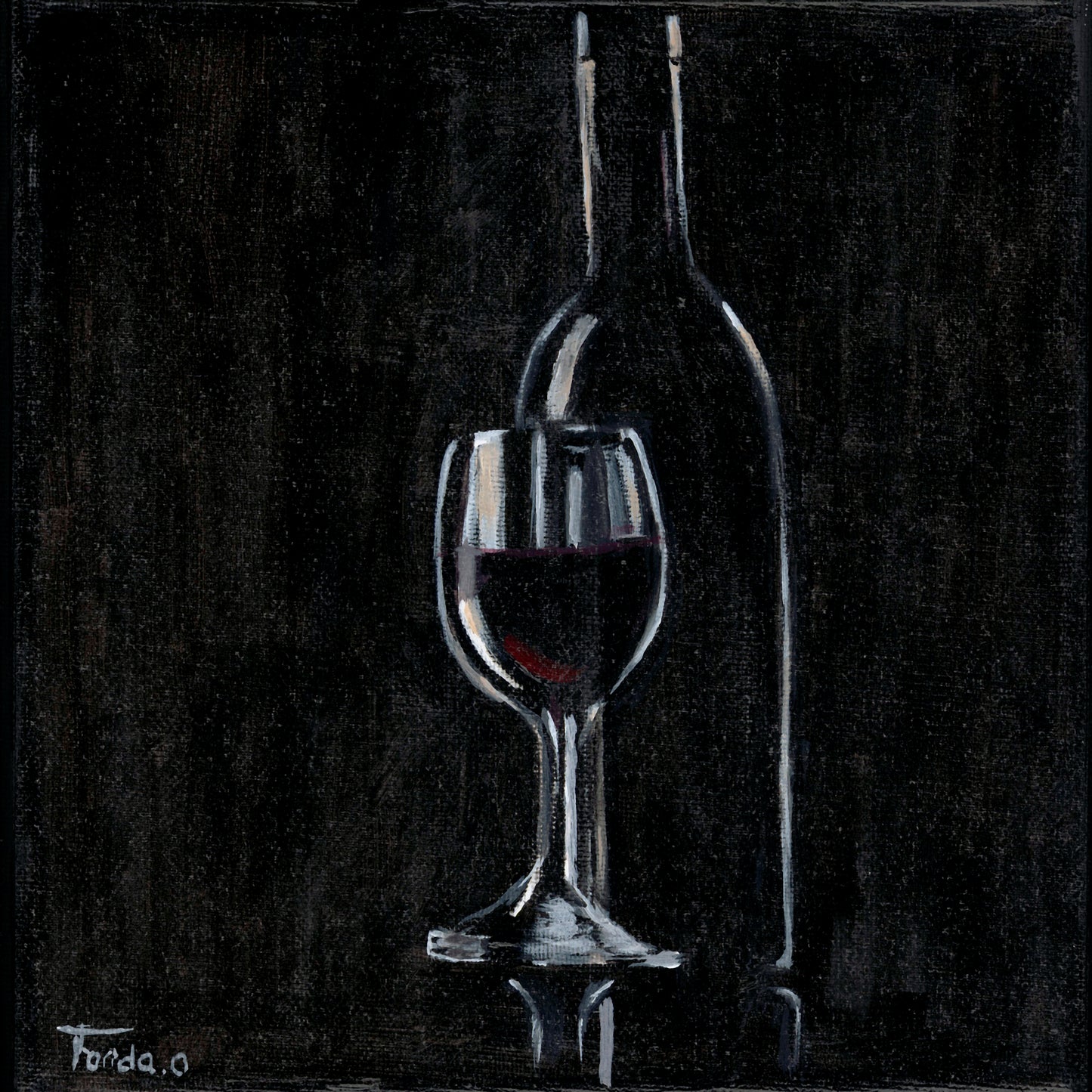 Nectar en perspective - Peinture originale