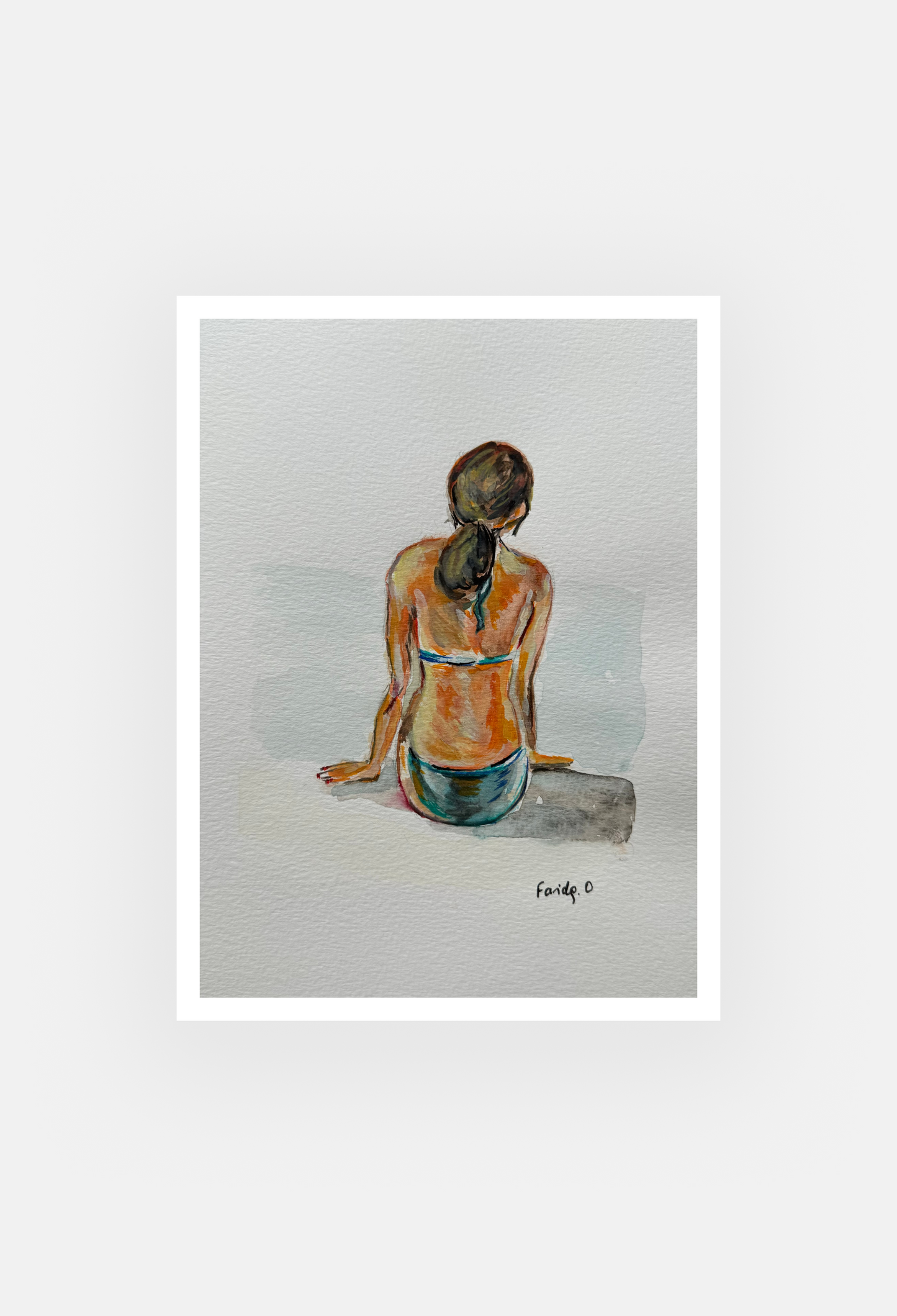 Rêverie Balnéaire - Peinture originale