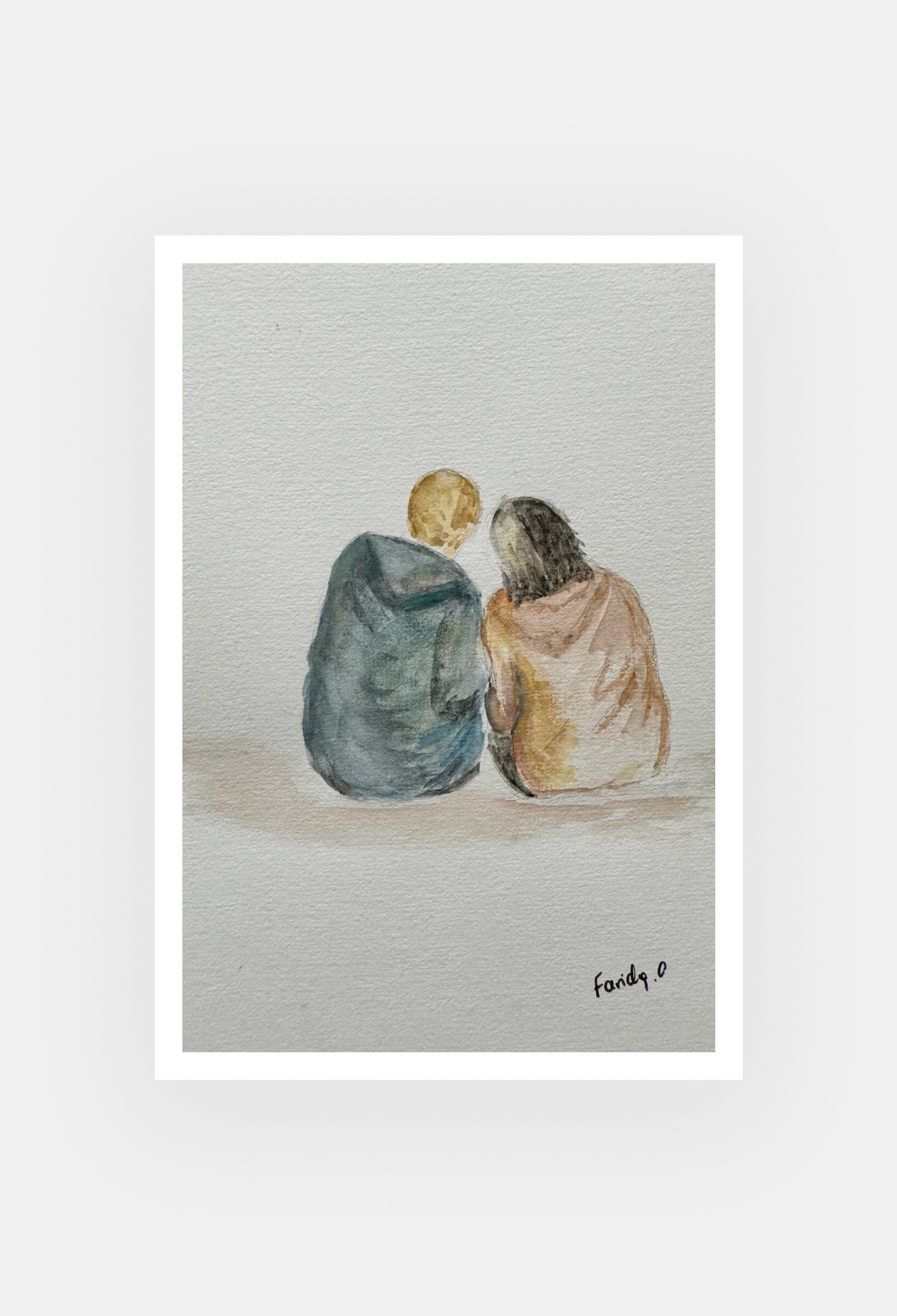 Complicité en Silence - Peinture originale