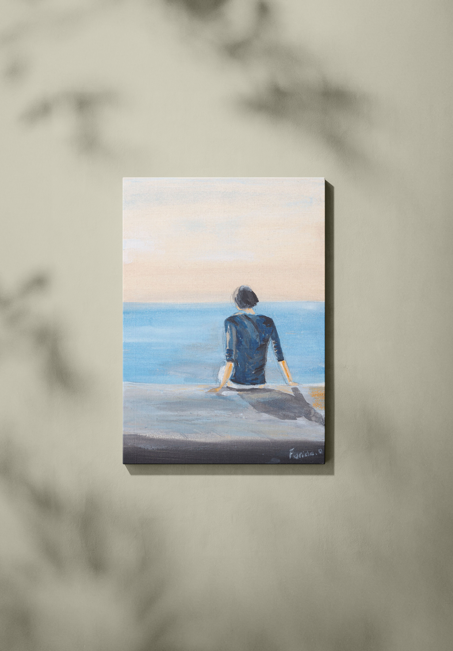 Face à la mer  - Impression numérique