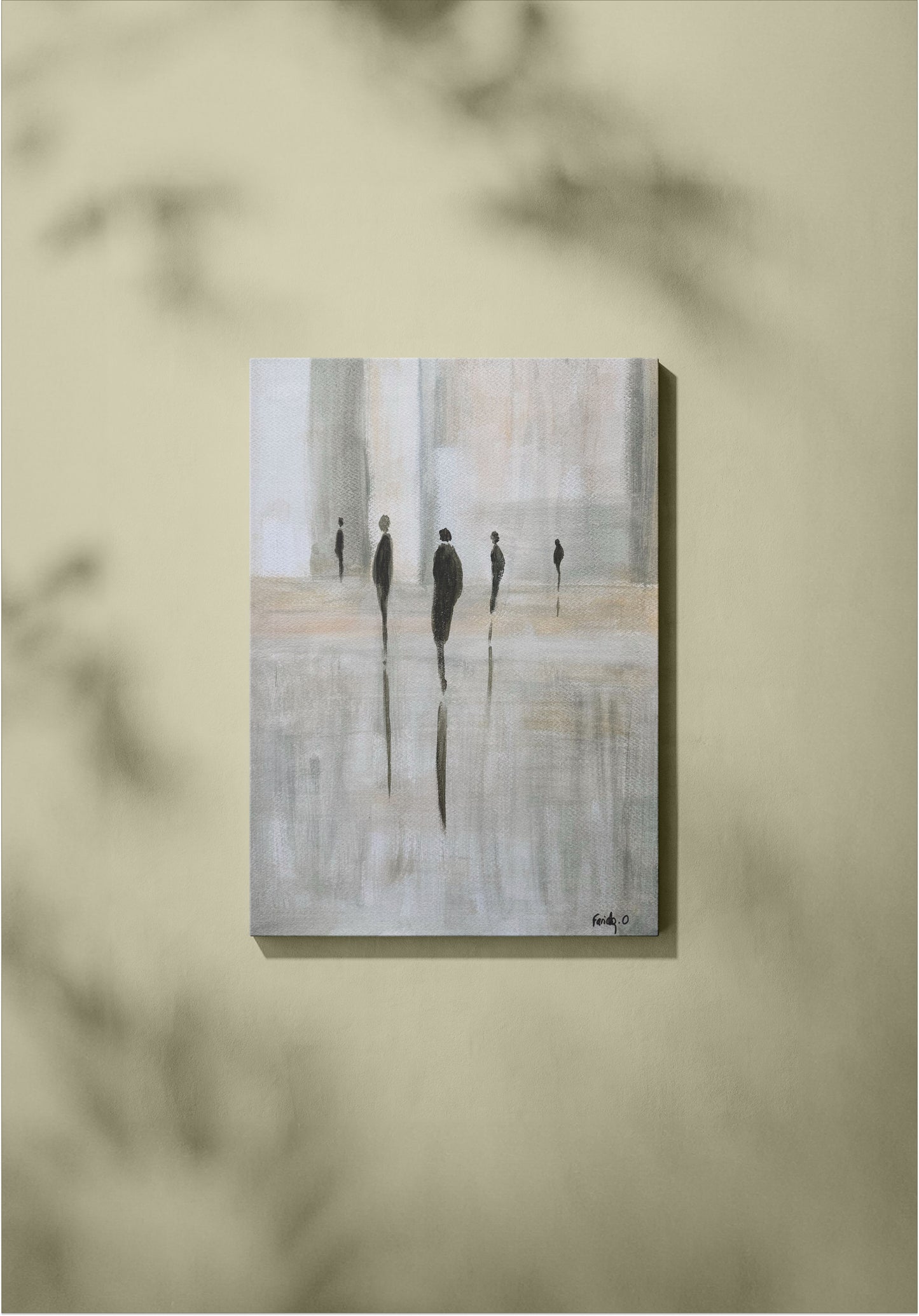 Silhouettes dans l'Aube - Impression numérique