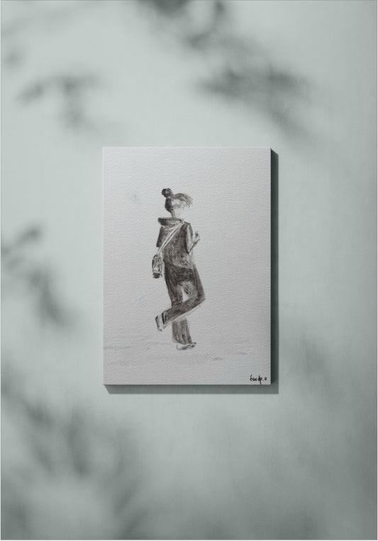 Jeune âme errante - Impression numérique