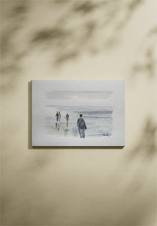 Au rythme des vagues - Impression numérique