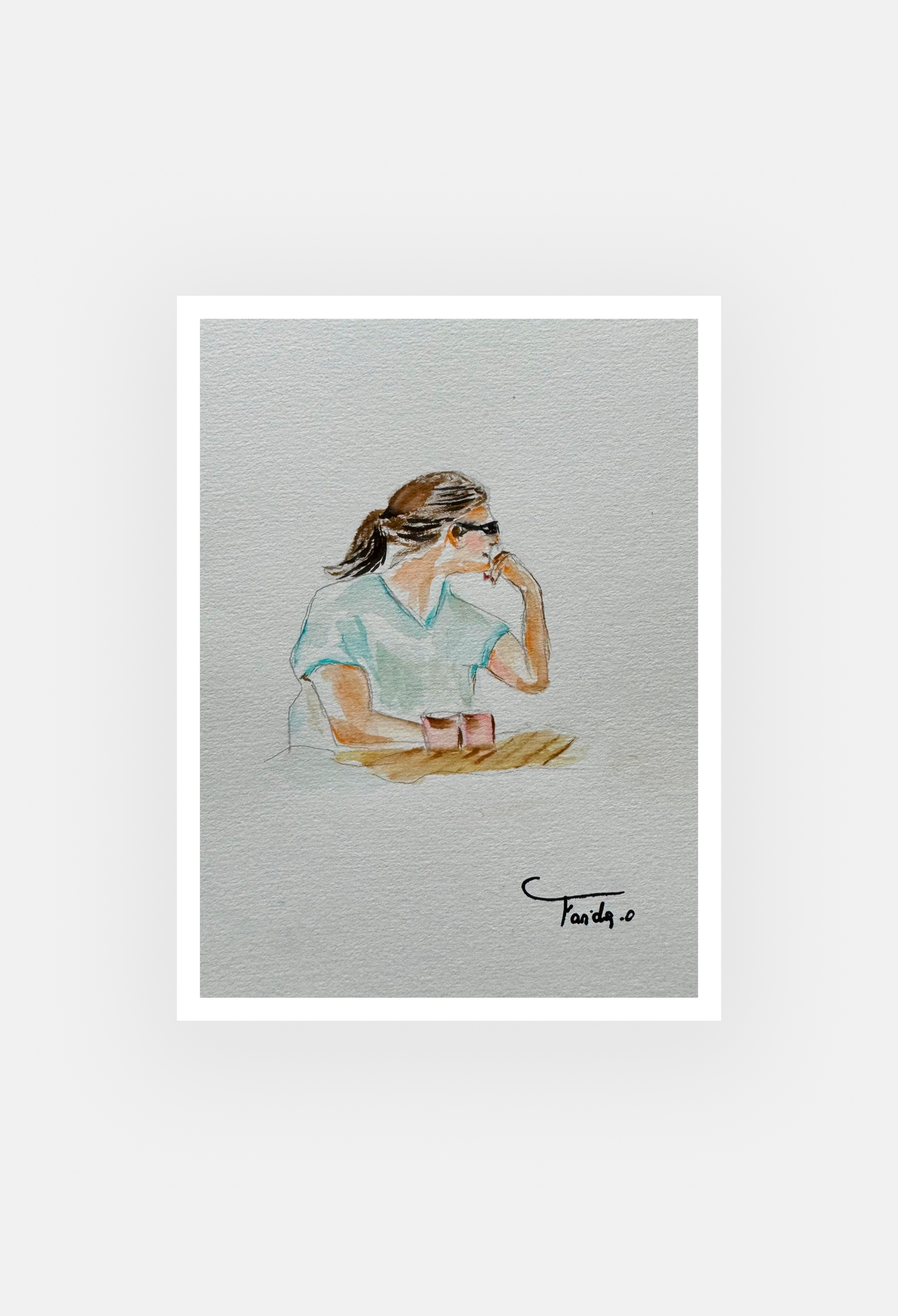 Tranquillité en Terrasse - Impression numérique