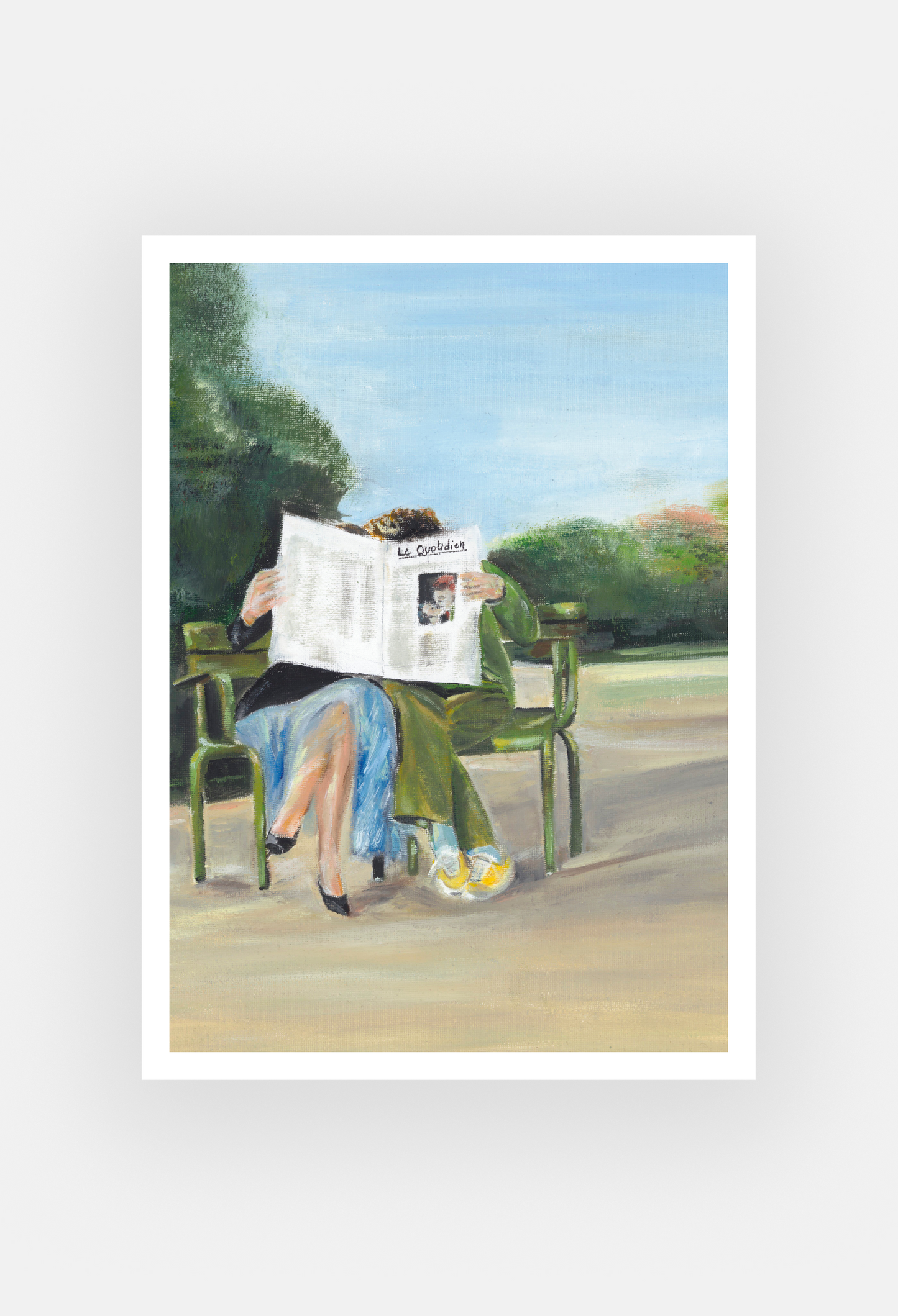 Jardin des amants - Peinture originale